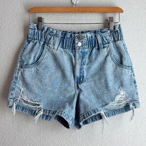 SO High Rise Mom Jean Shorts Size 5, 27 Waist